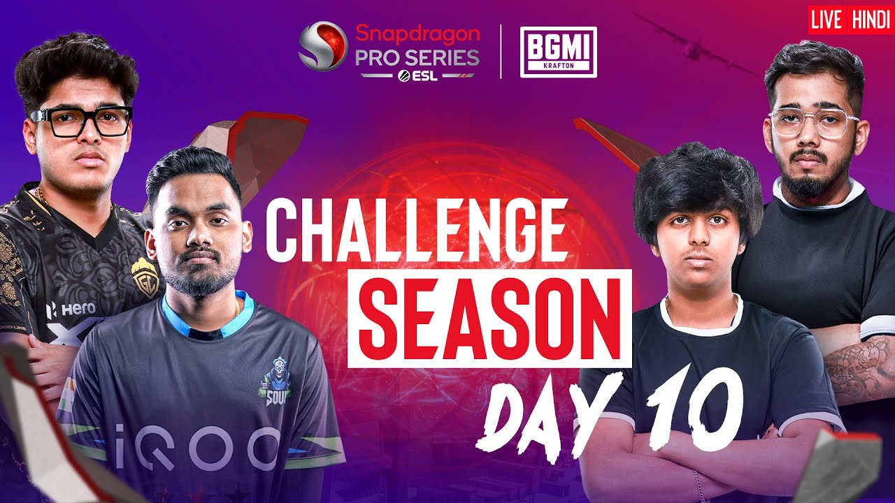 [HINDI] BGMI Snapdragon Mobile Challenge Season Day 10 | Season 6 India