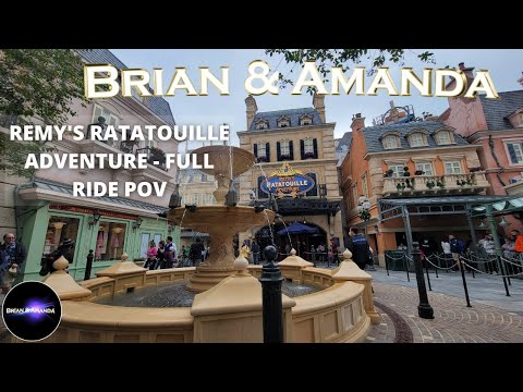 Remy's Ratatouille Adventure - Full Ride POV - Epcot - Walt Disney World