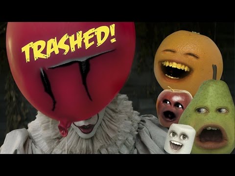迷惑なオレンジ - ITトレーラーをトラッシュ! (Annoying Orange - IT Trailer Trashed!!)