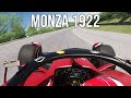 This is what the original Monza circuit looked like 100 years ago