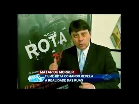Band -  Brasil Urgente sobre o Filme "Rota Comando" - diretor Elias Junior