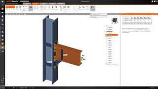 Design and code-check of a seismic connection in IDEA StatiCa