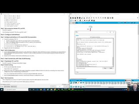 SRWE - 4.2.7 Packet Tracer - Configure Router-on-a-Stick Inter-VLAN Routing
