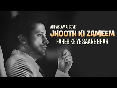 Jhooth Ki Zameen Par Fareb Ke Ye Saare Ghar - ( Bayaan ) Atif Aslam Ai Cover