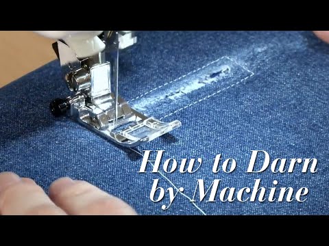 Darning by Machine