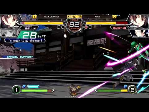 CEOtaku 2015 Dengeki Bunko Fighting Climax Top 8 Kusanagi vs Kirirto