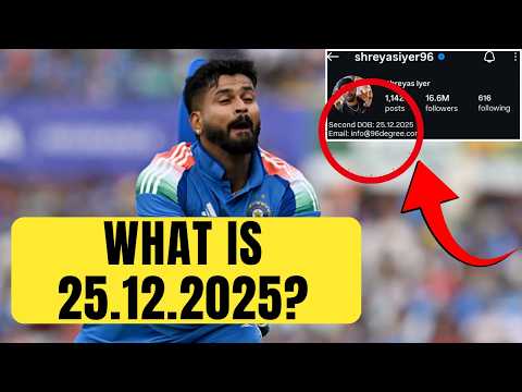 Shreyas Iyer changes Instagram bio, adds his ‘Second DOB’