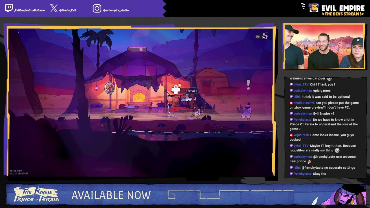 The Rogue Prince of Persia: Launch Day Dev Stream