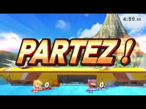 Peach vs DK - ssb4