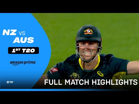 NZ vs AUS 1st T20I - Cricket Highlights | Prime Video India