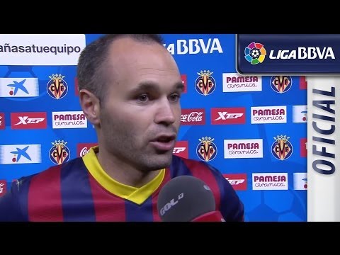 Interview Iniesta after Villarreal CF (2-3) FC Barcelona - HD