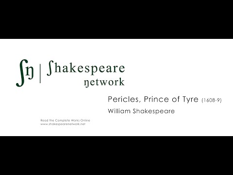 Pericles, Prince of Tyre (Shakespeare Network, audio, 1998)