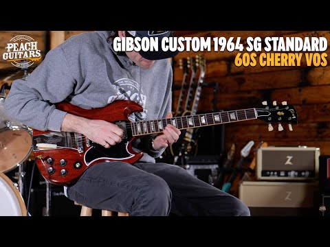 Gibson Custom 1964 SG Standard Reissue w/Maestro Vibrola | Cherry Red - VOS image 12