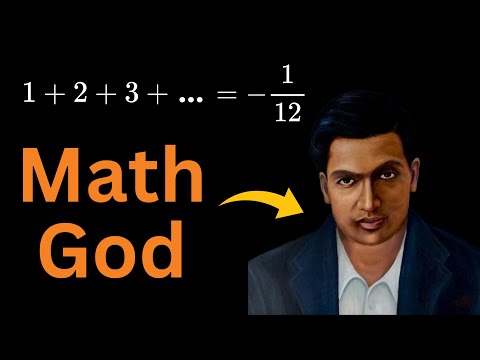 The Man Who Saw Infinity! | Srinivasa Ramanujan's Weirdest Infinite Sum