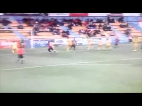 Gerard Gumbau AMAZING HEEL GOAL FROM CORNER Alcorcon vs Barcelona B 2-1 HD