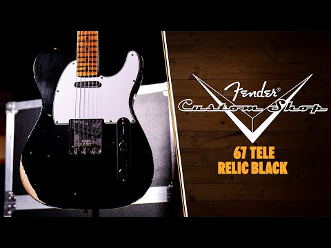 Immagine Fender Custom Shop 67 Tele - Relic Black - 13