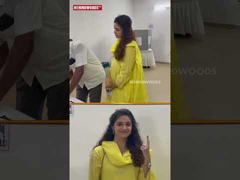 Keerthy Suresh Votes | TN 2026 Election