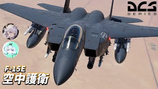 【DCS: F-15E】爆撃機護衛！AWACSと協力して敵機を食い止めろ！【ゆっくり実況】