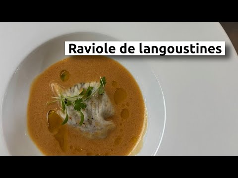 Raviole de langoustines
