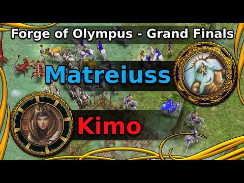 Age of Mythology: Matreiuss vs Kimo - Meta Plays Forge of Olympus Tournament - Grand Finals