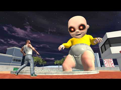 Naughty Yellow Doll PRANKS Franklin in Indian Bike Driving 3D | Funny Gameplay