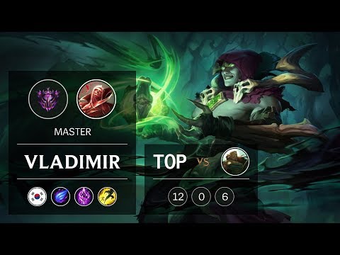 Vladimir Top vs Illaoi - KR Master Patch 9.6
