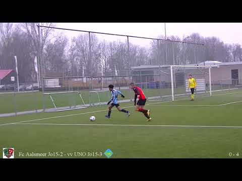 fc Aalsmeer Jo15 -2 - vv UNO Jo15-3 (0-4) 5-6