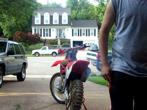 my 2001 honda cr125