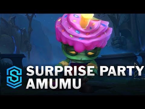 Surprise Party Amumu Wild Rift Skin Spotlight