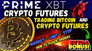 CRYPTO FUTURES TRADING TUTORIAL  PRIME XBT (How to place trade orders)