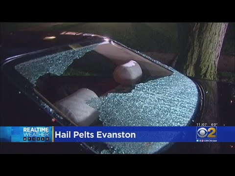 Hail Damages Windshields, Cars In Northern Suburbs