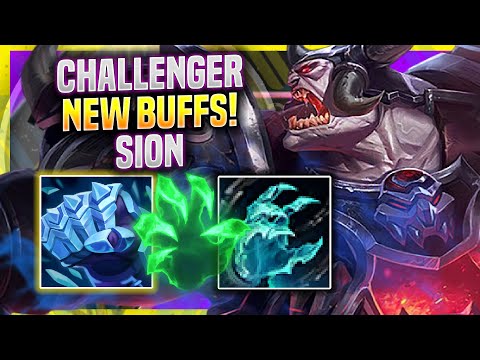 THIS KOREAN CHALLENGER TRIES SION WITH NEW BUFFS! - Korean Challenger Plays Sion Top vs Tryndamere!