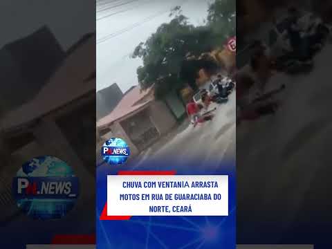 Chuva causa alagamentos em Guaraciaba do Norte.