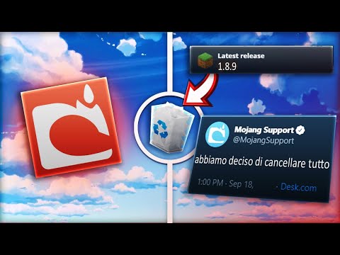 Minecraft Sta CANCELLANDO le Vecchie Versioni...