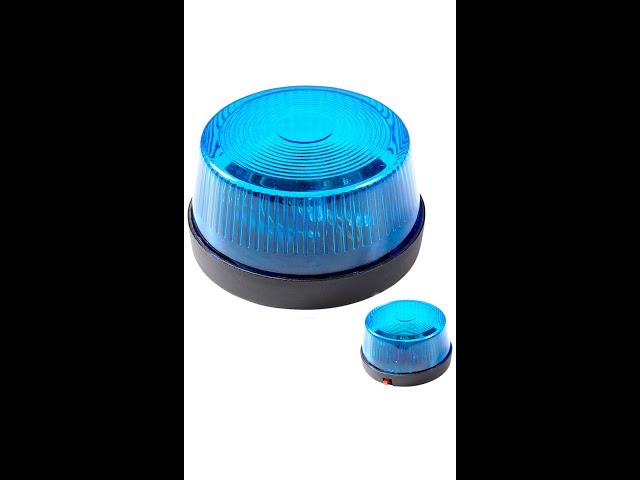 Blå blixt med sirenljud video