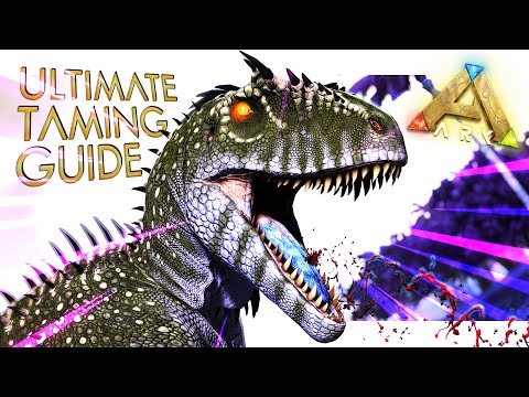 Carcharodontosaurus Ultimate Taming Guide for PvE & PvP - ARK Survival Evolved