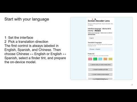 Screen Translator Lens video thumbnail