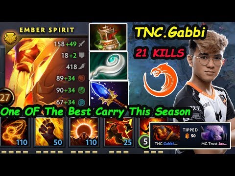 One Of The Best Carry This Season | TNC Gabbi [Ember Spirit]  vs KUKU Dota 2 pro Gameplay