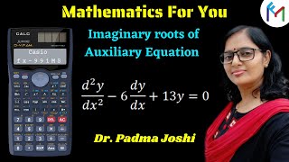 Solve auxiliary equation in calculator | Differential equation imaginary roots with Casio fx991ms #4