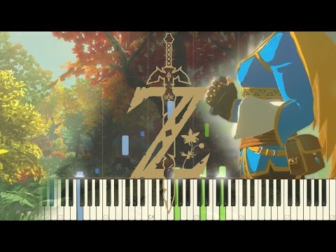 The Legend of Zelda: Breath of the Wild - "Life in the Ruins" Trailer Music - Piano (Synthesia) Video