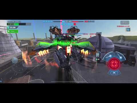 War robots-Power plant 2games solo play(aojun glacier/ember) mk2 full level kill titans
