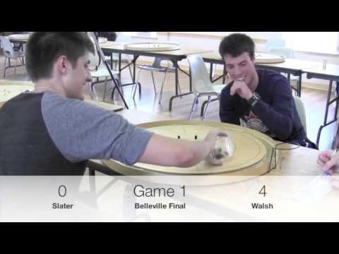 Crokinole - 2014 Belleville Final - Slater v Walsh 1/3