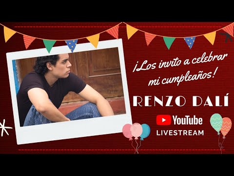 Te invito a celebrar mi cumpleaños LIVESTREAM🎉