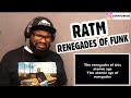 RAGE AGAINST THE MACHINE - Renegades of FUNK | REACTION