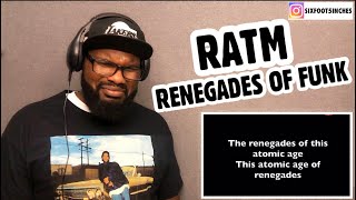 RAGE AGAINST THE MACHINE - Renegades of FUNK | REACTION
