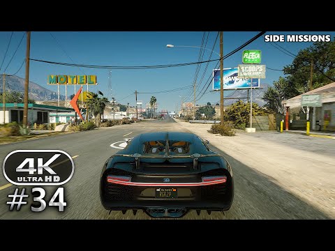 Grand Theft Auto 5 Gameplay Walkthrough Part 34 Side Mission - GTA 5 PC 4K 60FPS (No Commentary)