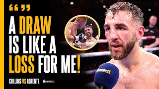GUTTED Nathaniel Collins reacts to 'HARSH' Scorecards 👀 after World Title Eliminator WAR 💥