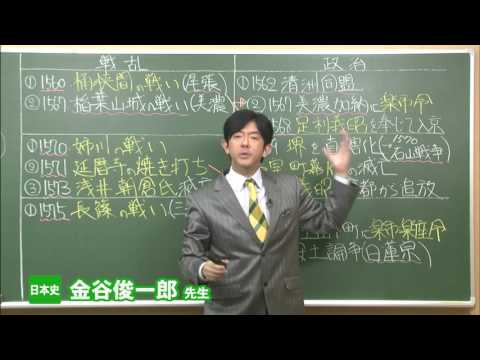 コンピュータ理工学科 東進　講師紹介 - 日本史 - 金谷 俊一郎先生