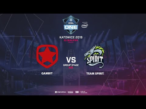 Gambit Esports vs Team Spirit, ESL One Katowice, EU Qualifier, bo5, game 4 [Mortalles]