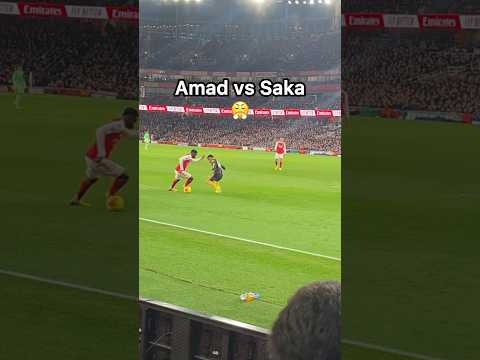 Amad doesn't want to let Saka pass him by 😮